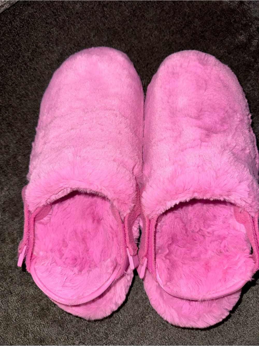 Nike Calm SE Plush Cozy Women's Pink Mules / Slip On Shoes size 11